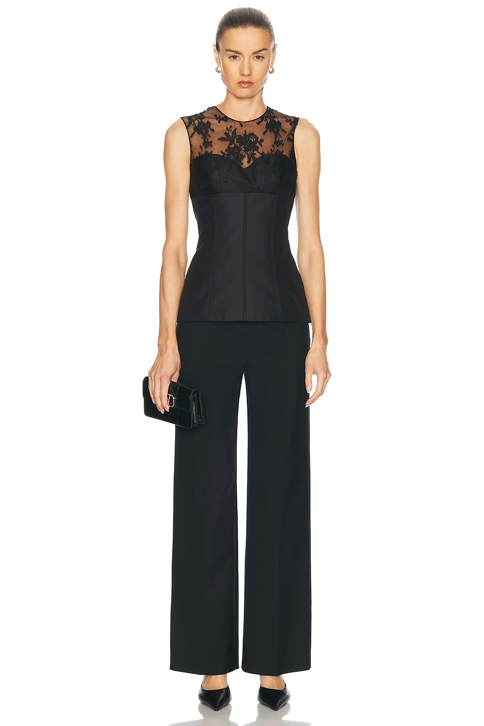 Lace Ottoman Corset Top - 4