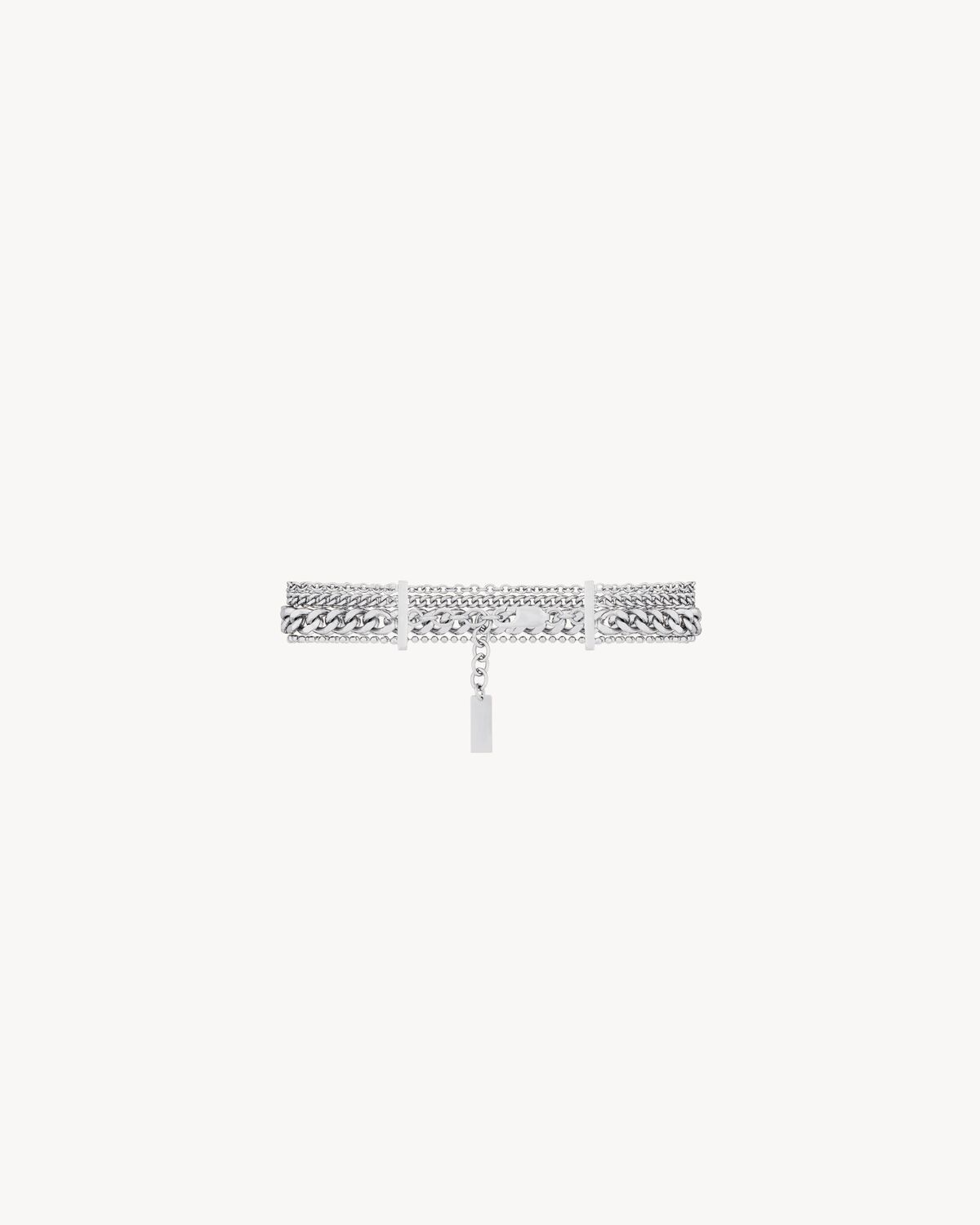 MULTI-CHAIN BRACELET IN 18K GREY GOLD - 3