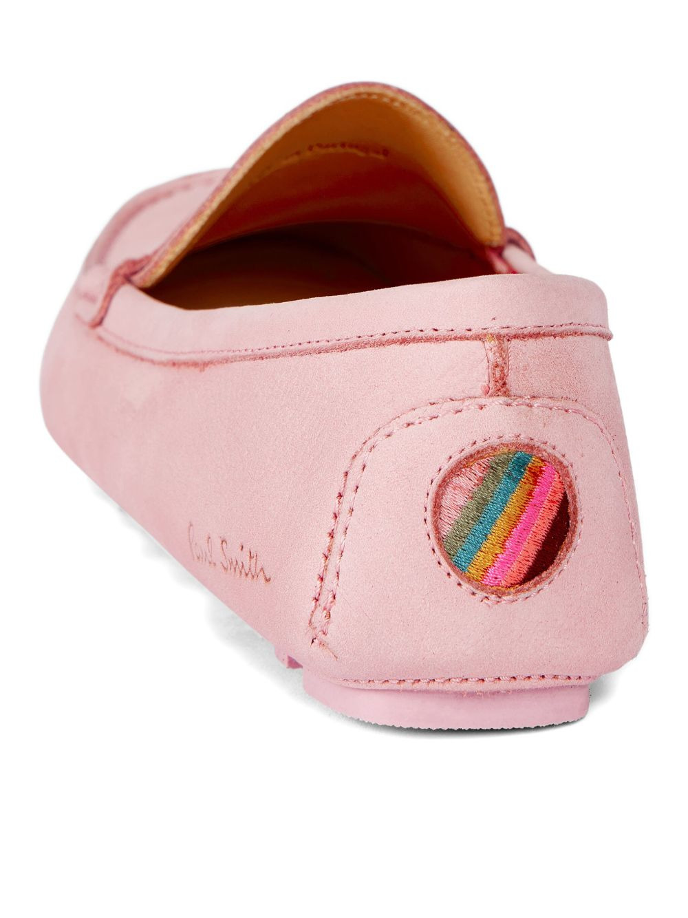 embossed-logo loafers - 5