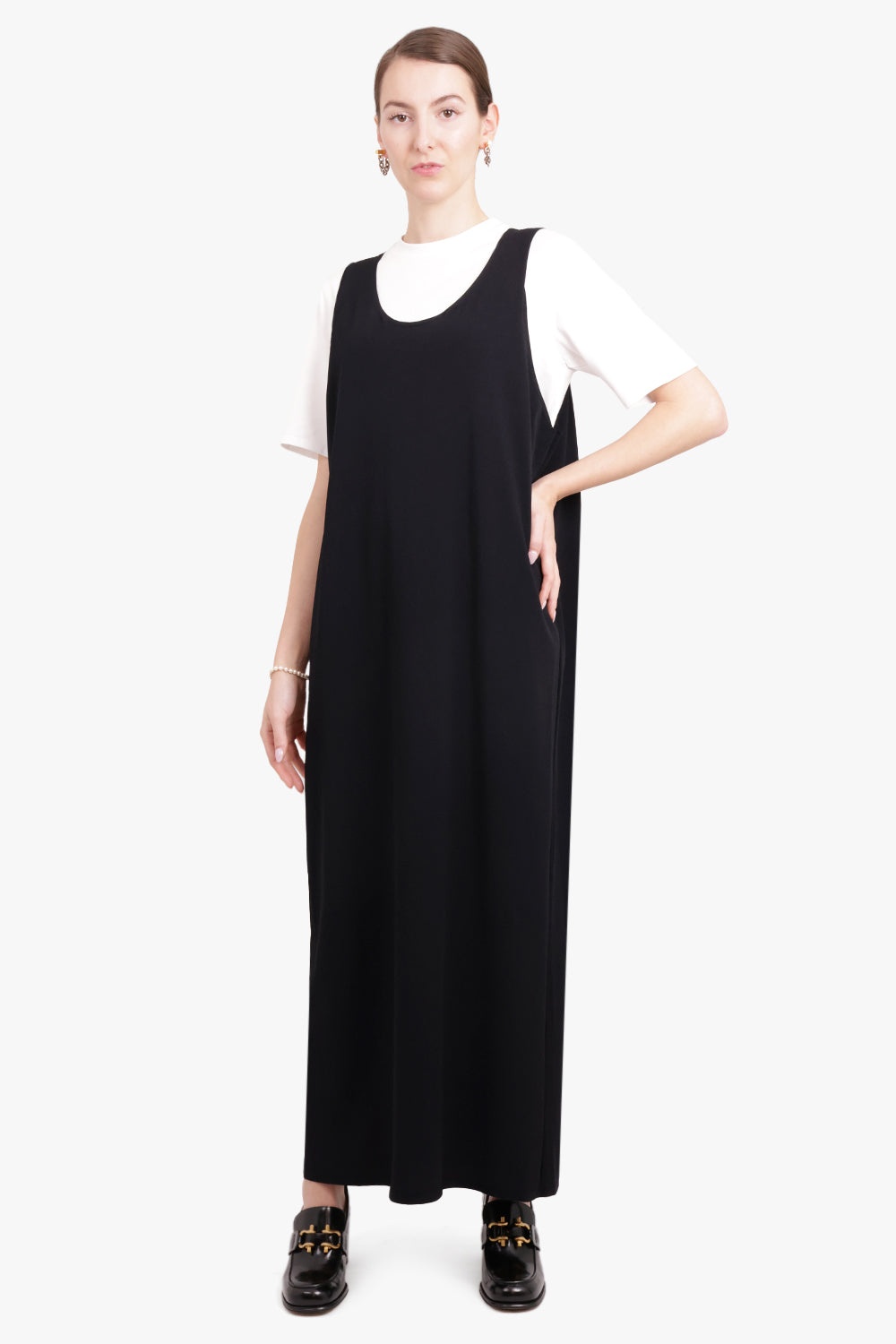 AGLA TUNIC STYLE MAXI DRESS | BLACK - 4