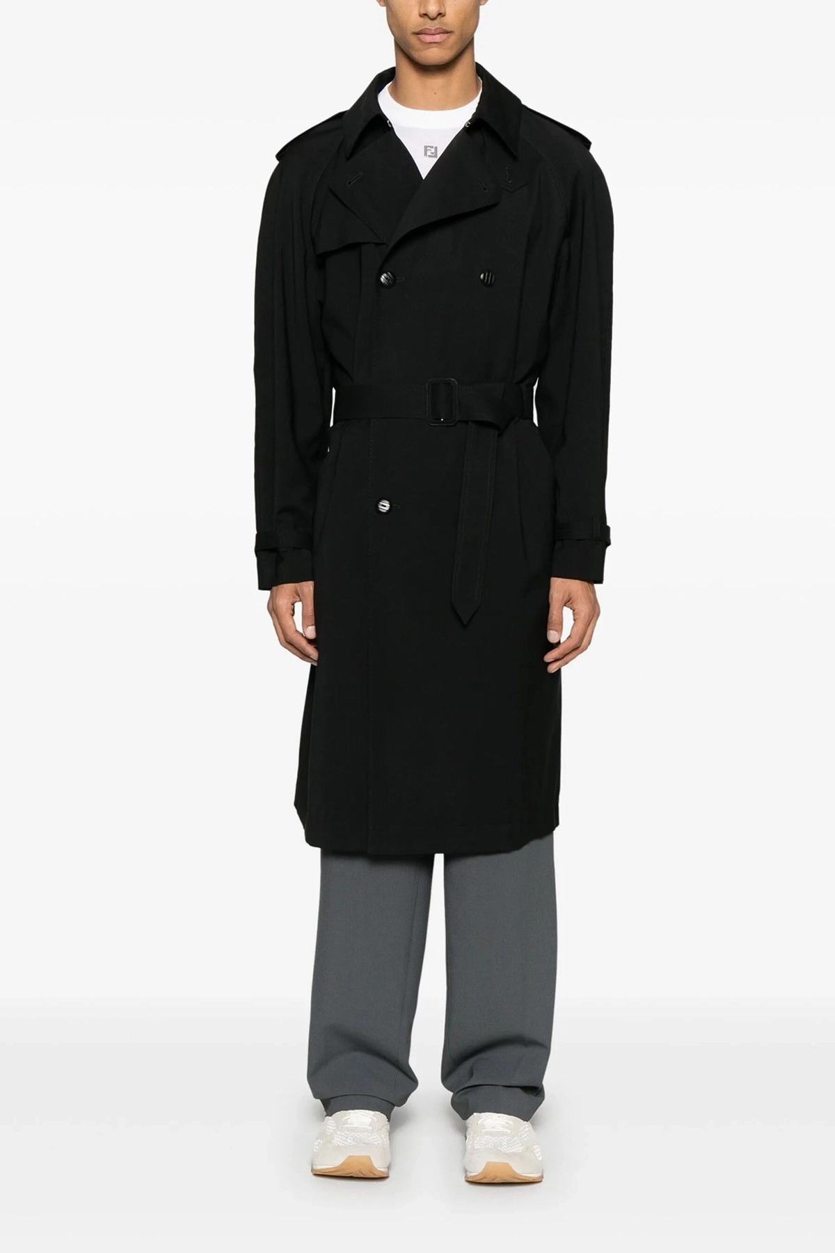 Wool trench coat - 2