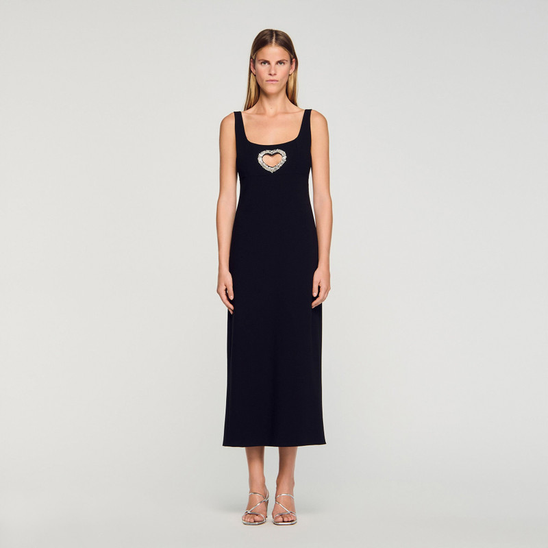 RHINESTONE HEART MAXI DRESS 3