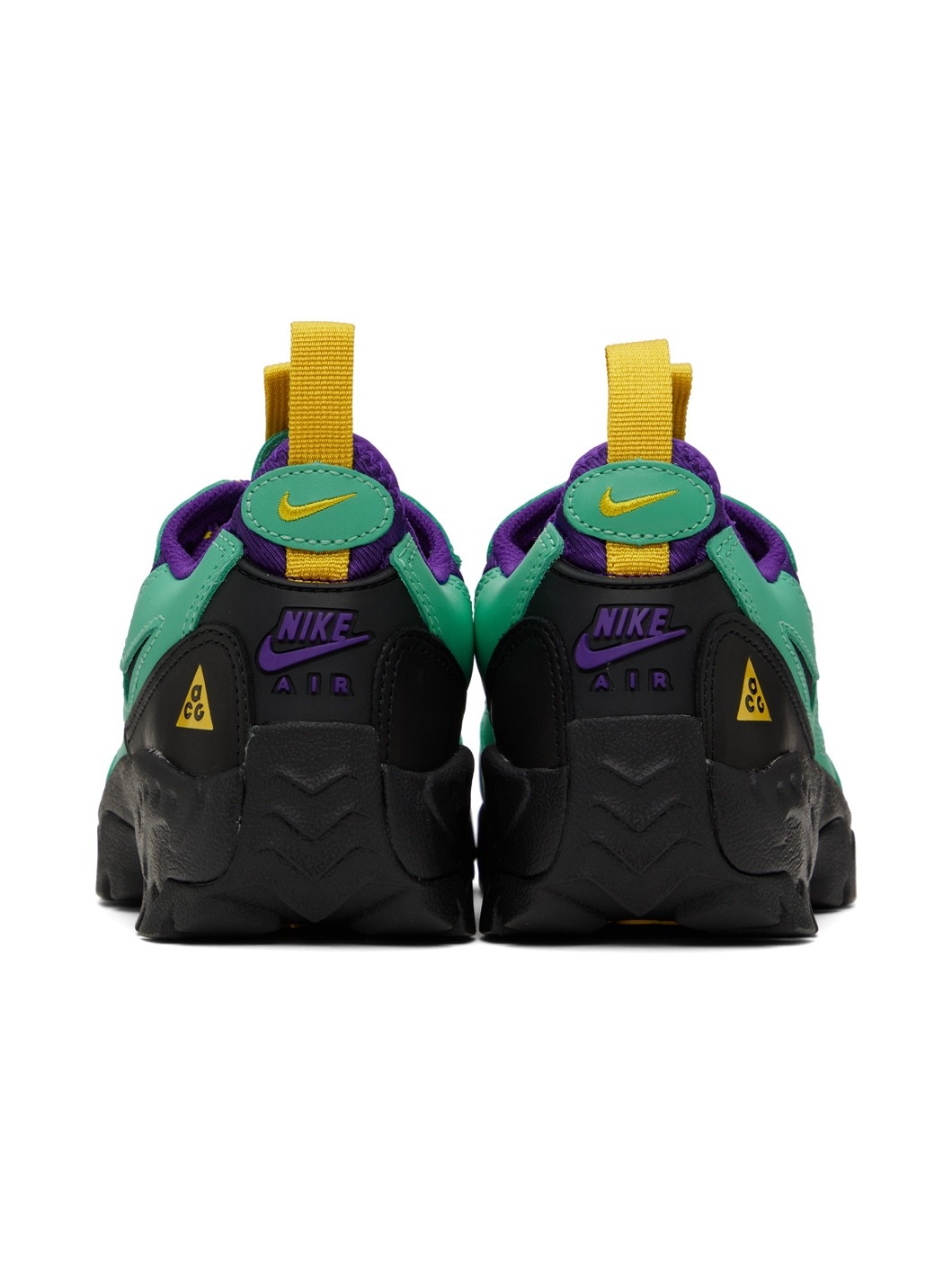 Green & Purple Air Mada Sneakers - 2