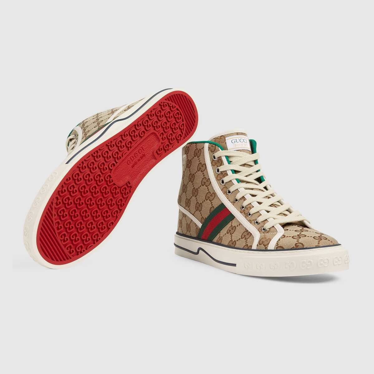 GUCCI｜SNEAKERS (625807 HVK70 9765) GUCCI Tennis 1977 High 'Beige Ebony' 625807 HVK70 9765 | eBay