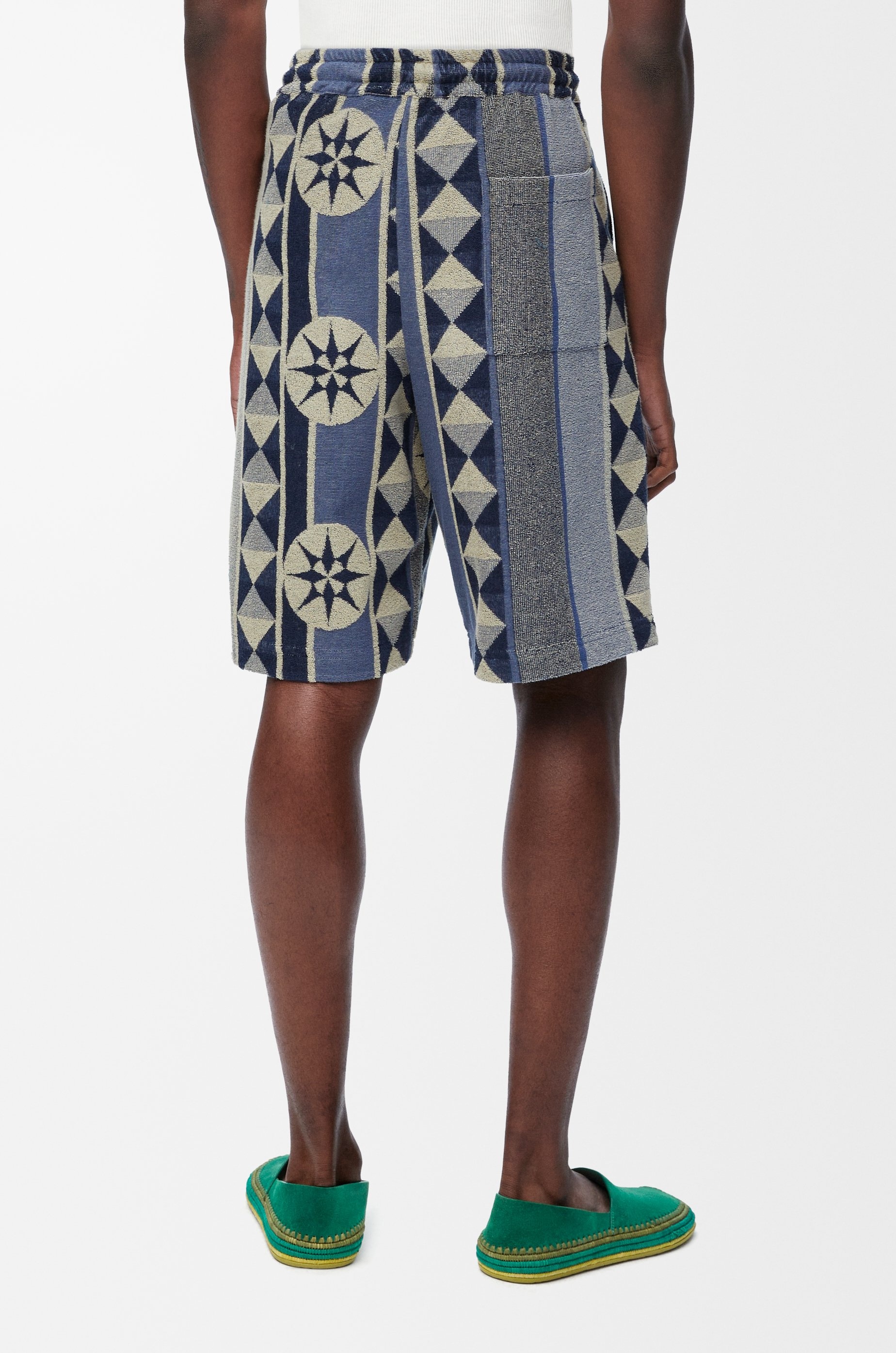 Shorts in terry cotton jacquard - 4
