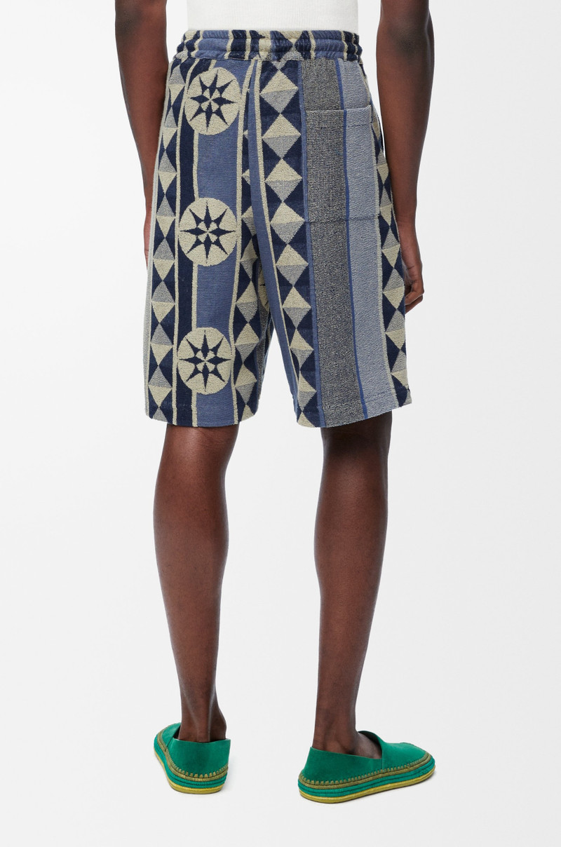 Shorts in terry cotton jacquard 4