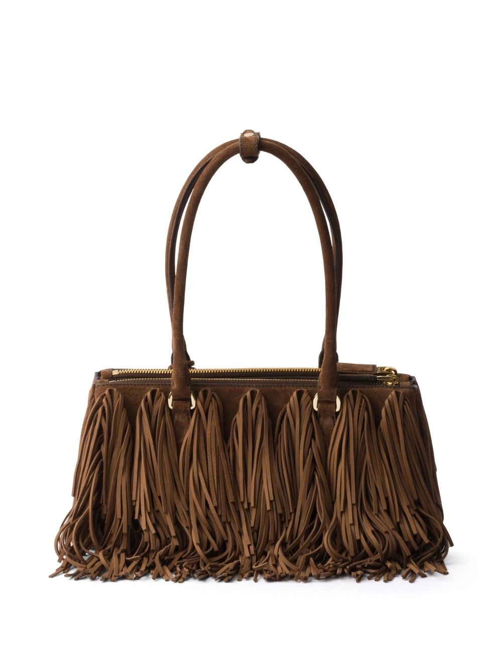 medium Galleria suede tote bag - 4