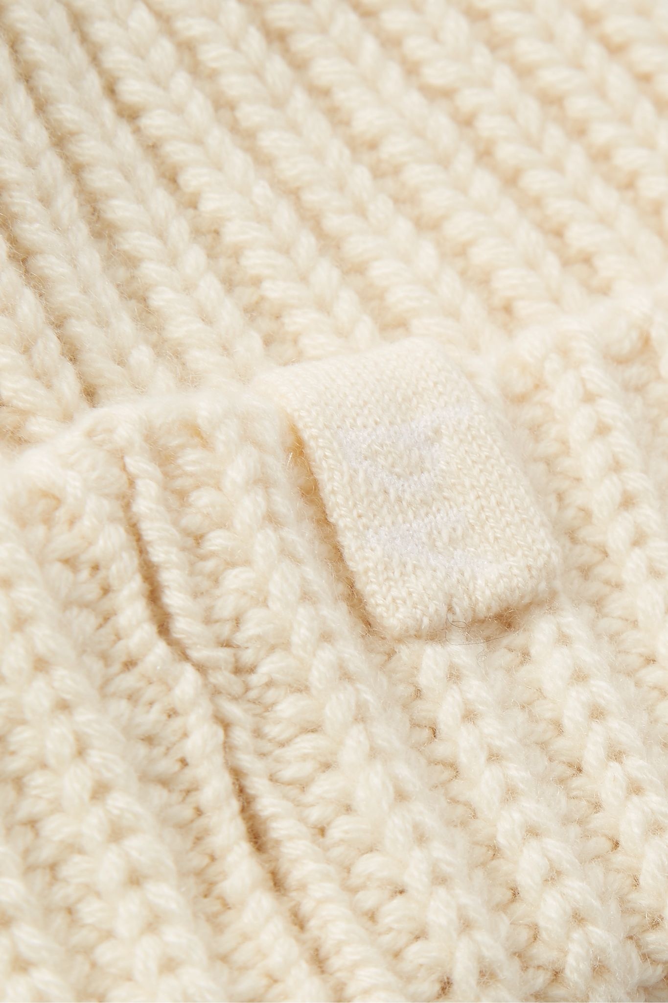 Ribbed cashmere beanie  - 4