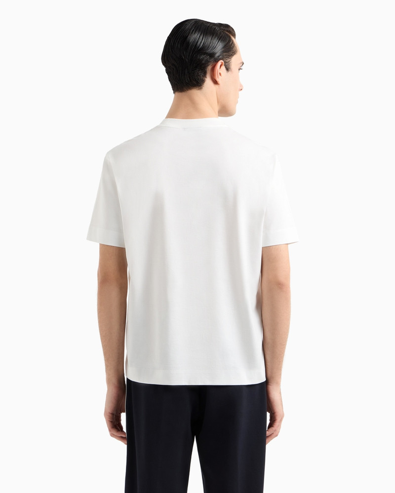 JERSEY T-SHIRT WITH EMBOSSED EAGLE LOGO 3