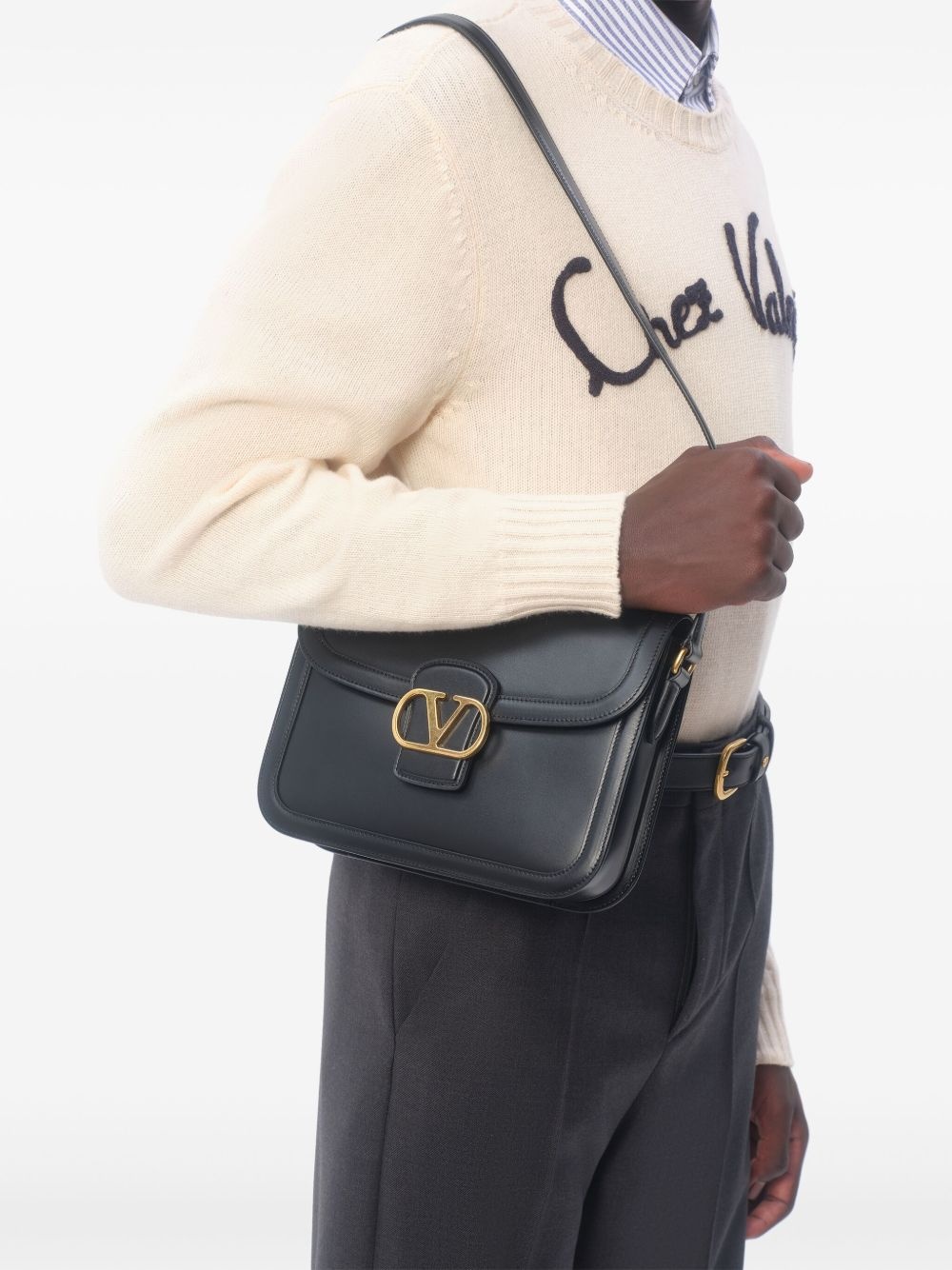 Chez Valentino-embroidered sweater - 6