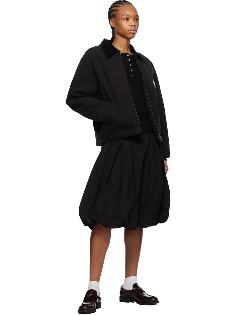 Dunst Black Buttoned Knit T-shirt outlook