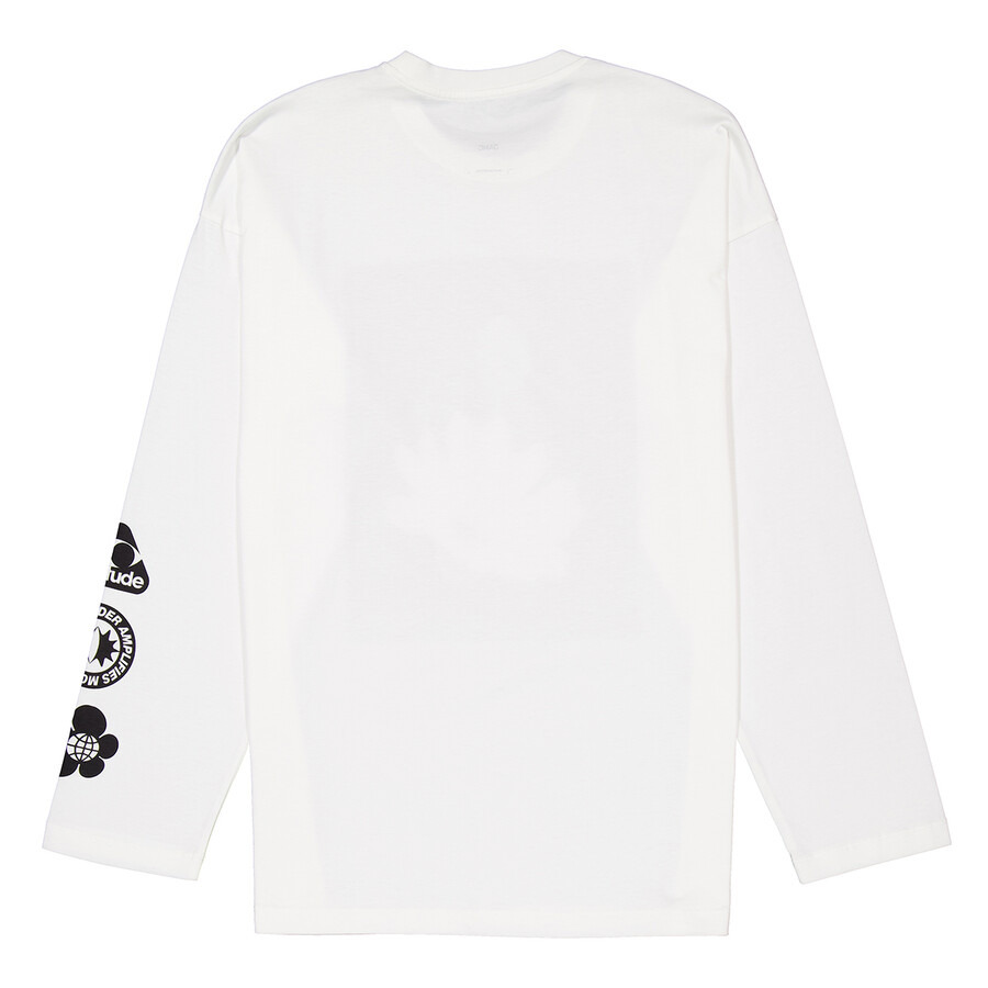 OAMC Men's Off White Graphic-Print Long-Sleeved T-Shirt - 7