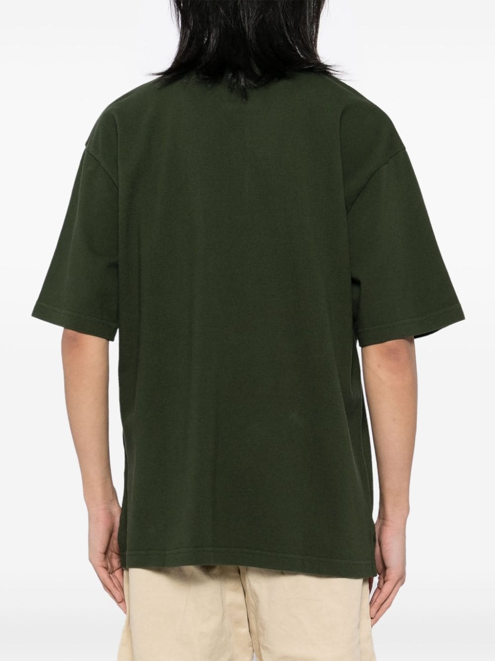 Bold Fox head patch comfort polo shirt - 4