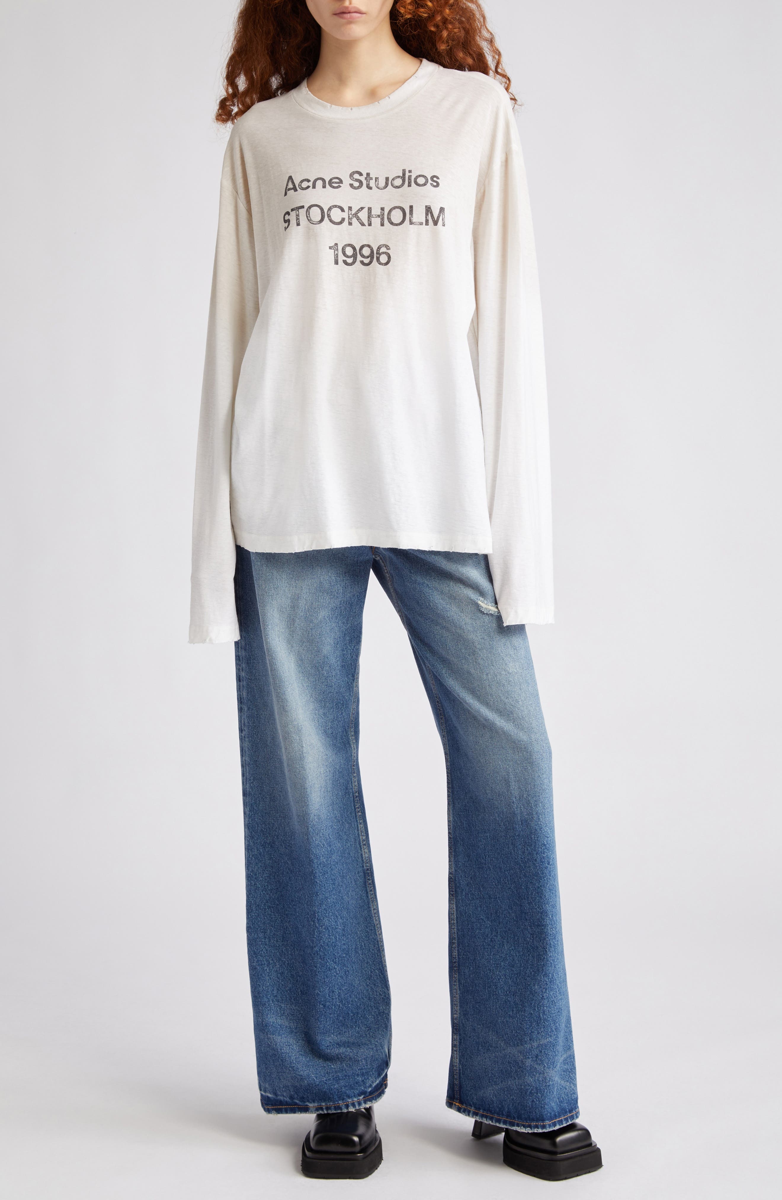 2022 Organic Cotton Denim Wide Leg Jeans - 8