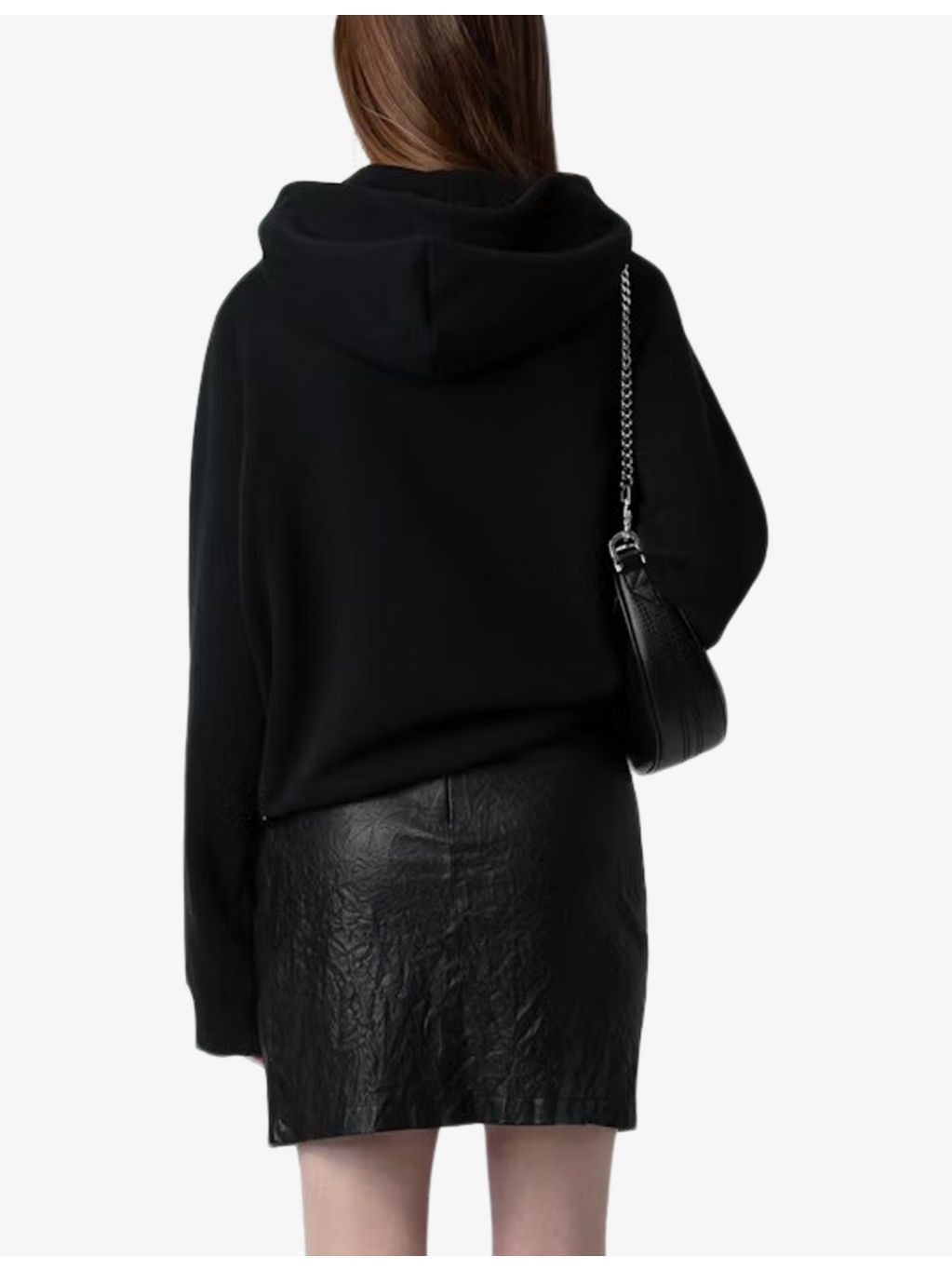 Georgy diamante-wing relaxed-fit cotton-blend hoody - 4