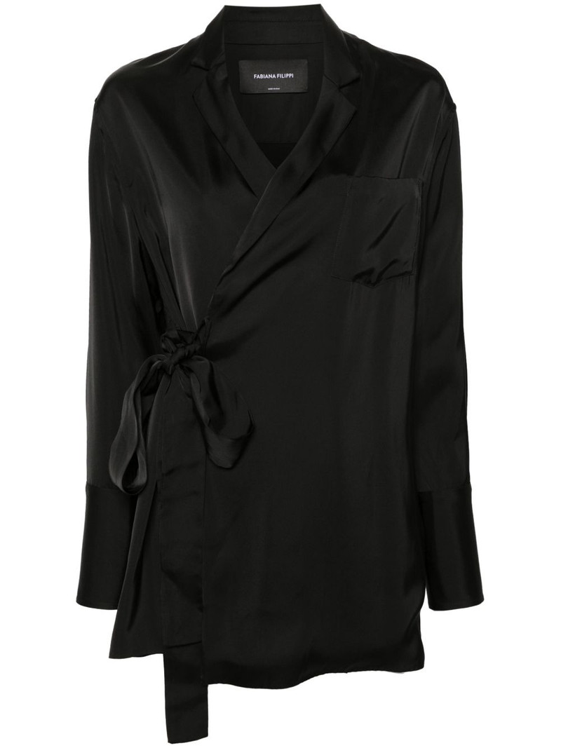 open-front satin blazer 1