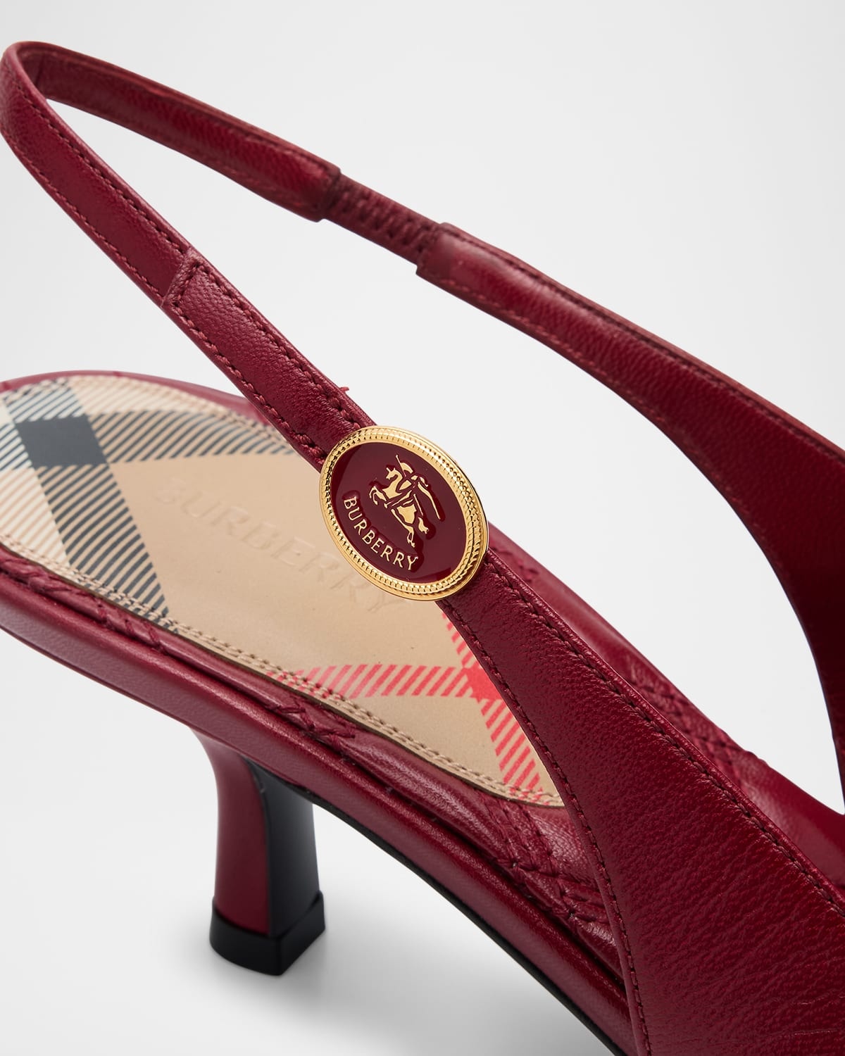 Dame Leather Slingback Pumps - 6