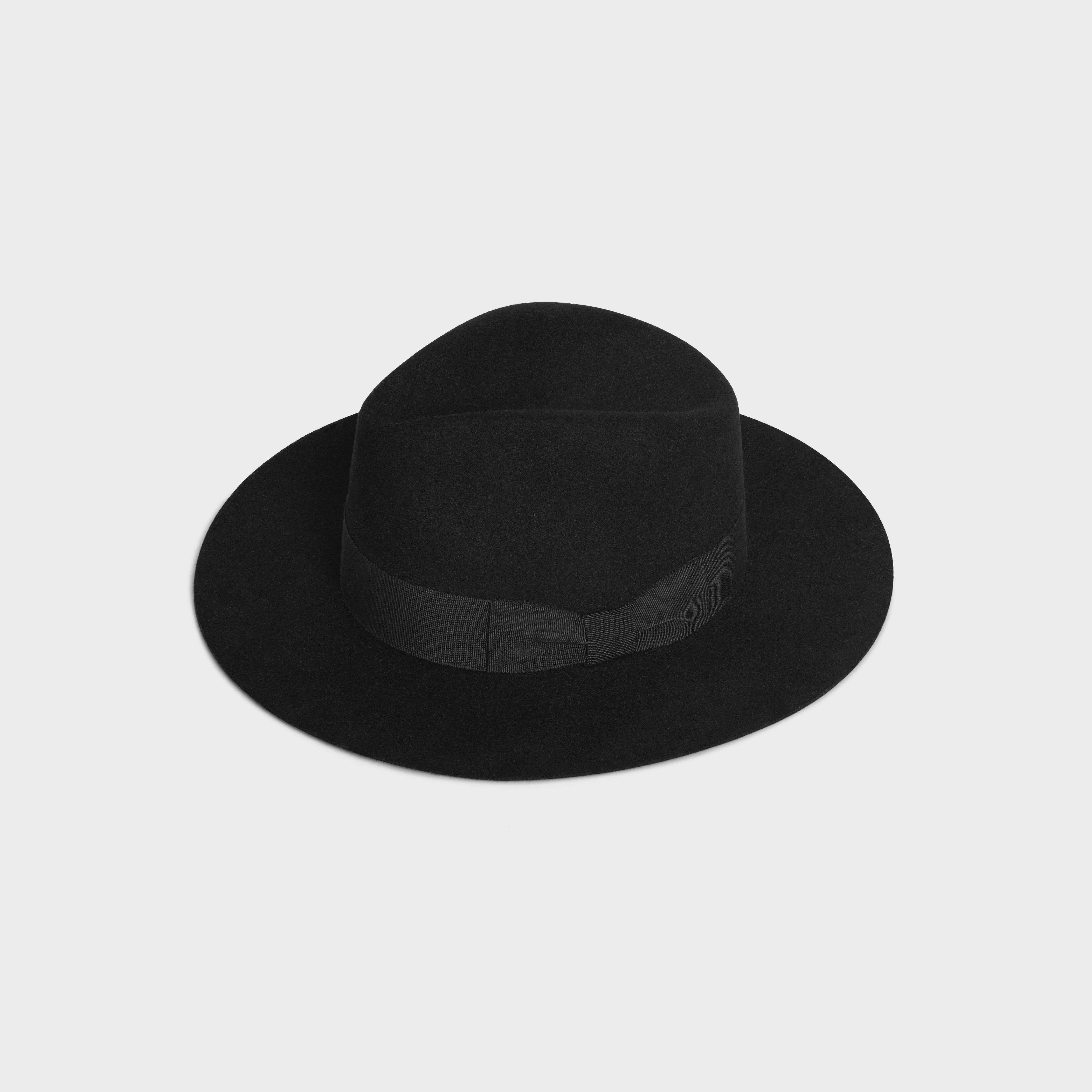 fedora hat in felt - 3