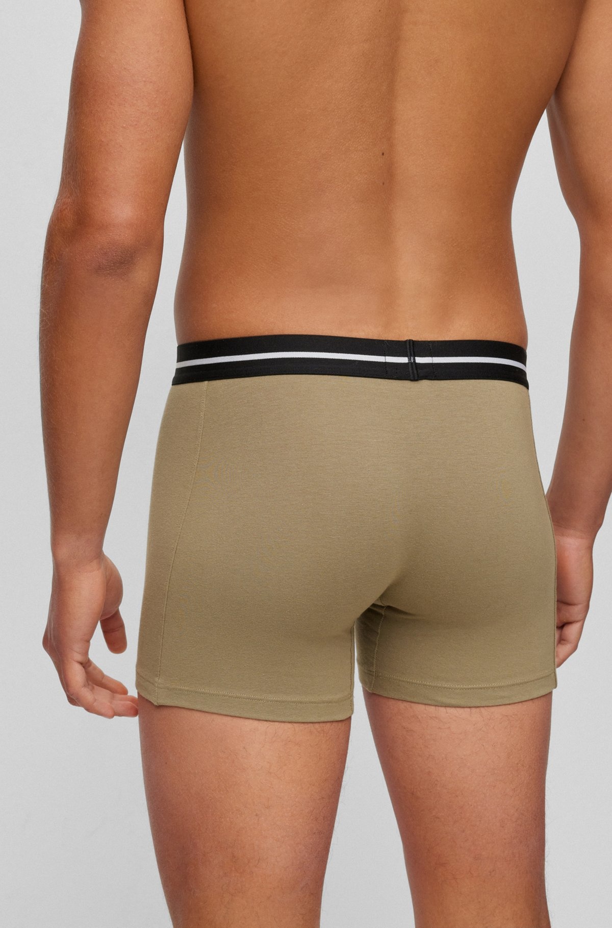 THREE-PACK OF STRETCH-COTTON BOXER BRIEFS - 5