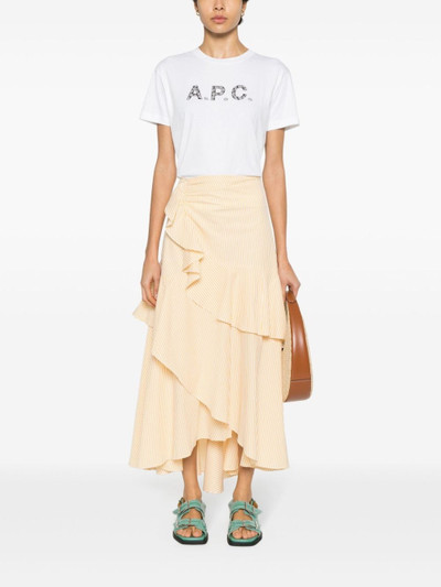 A.P.C. logo-print T-shirt outlook