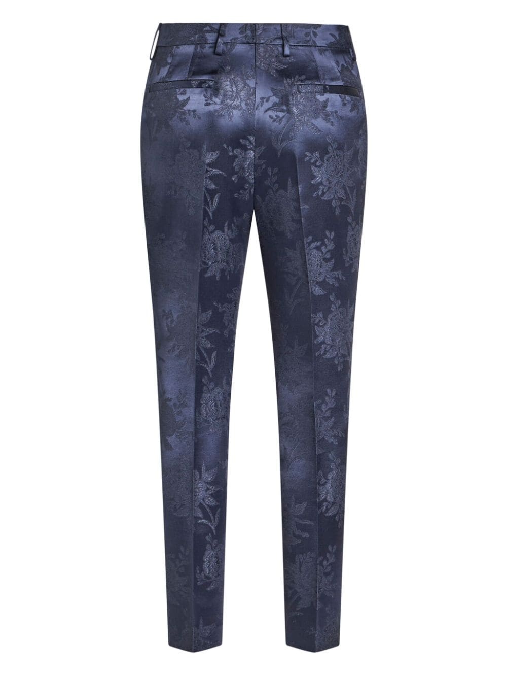 patterned-jacquard tailored trousers - 7