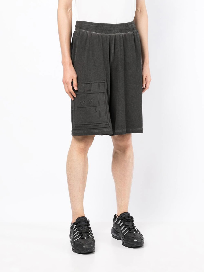 debossed-logo elasticated-waist Bermuda shorts 3