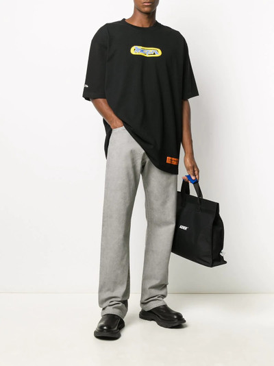 Heron Preston logo print cotton T-shirt outlook