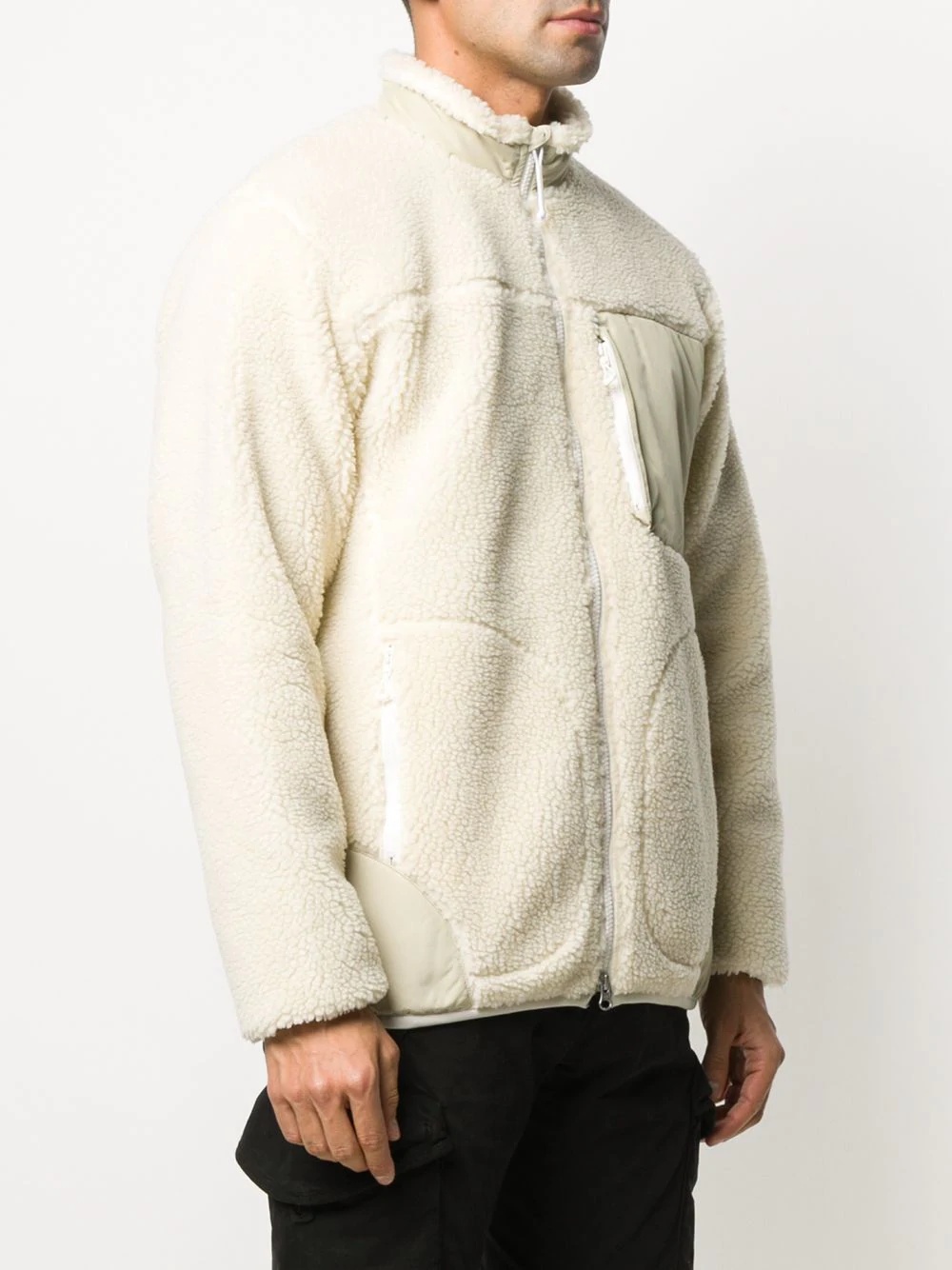 shearling bomber jacket - 3