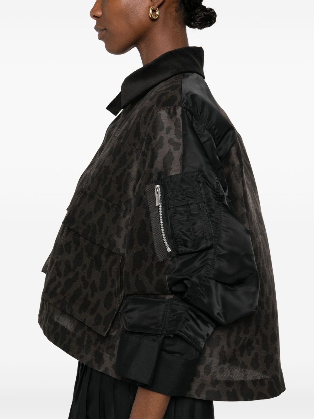leopard-print jacket - 5