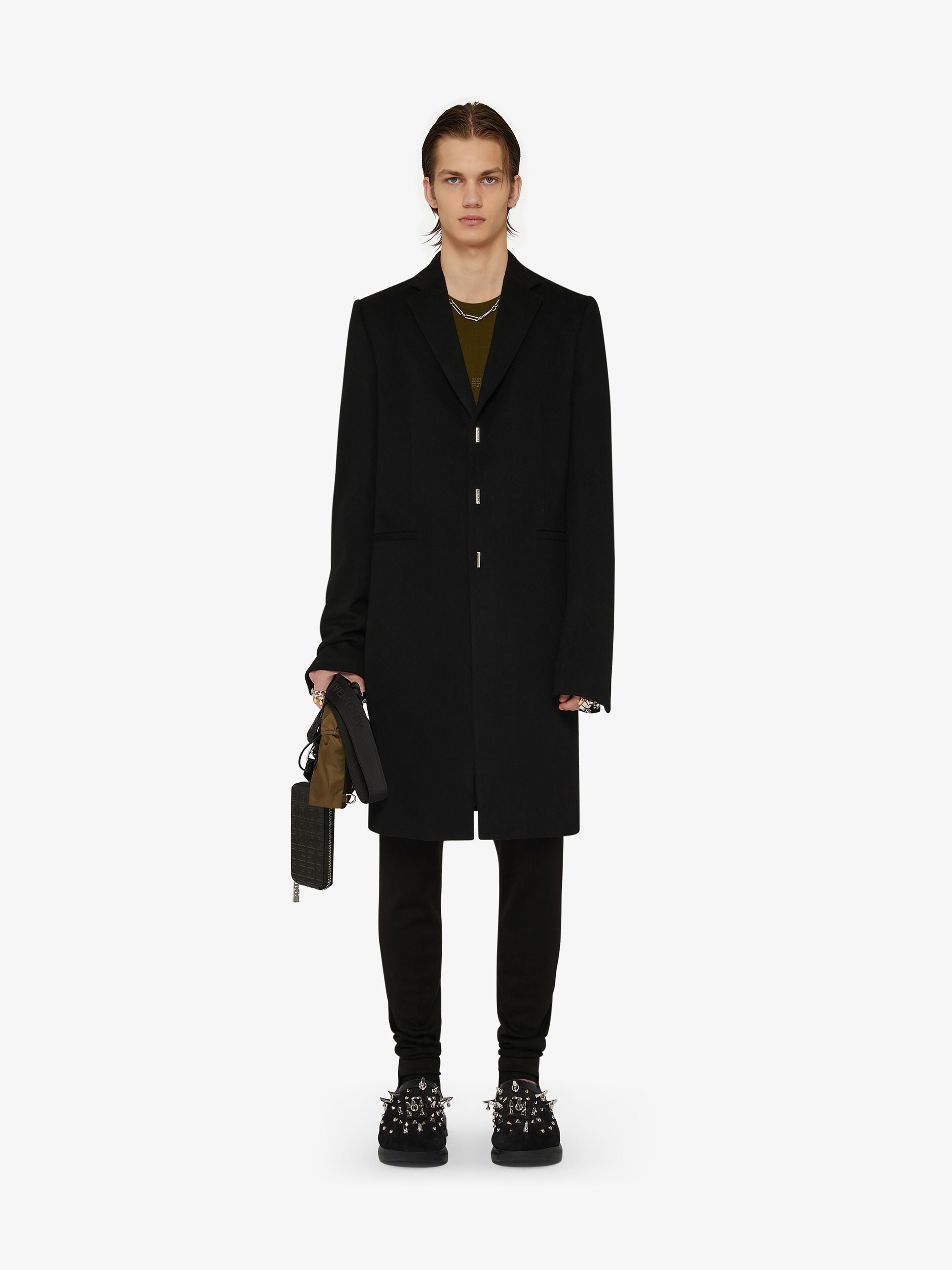 COAT IN WOOL AND CASHMERE - 2