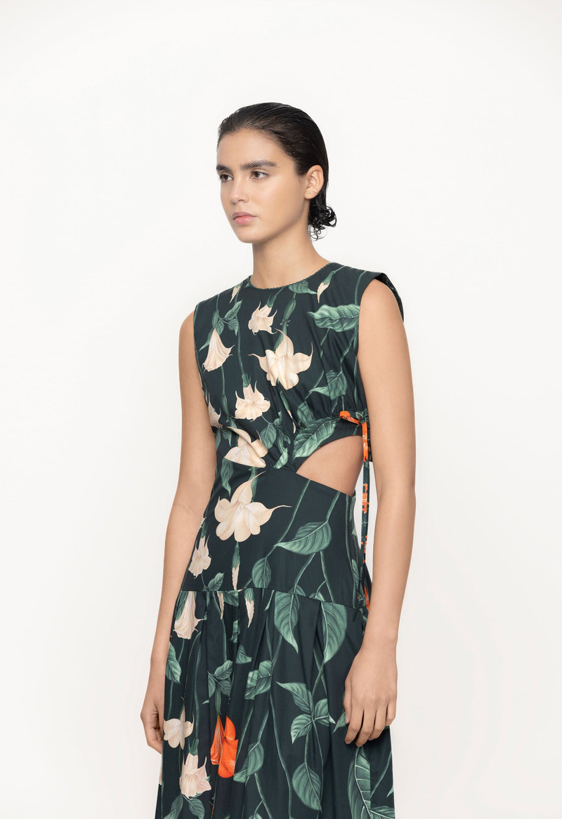 Otoño Sabanero Nocturno Midi Dress 5