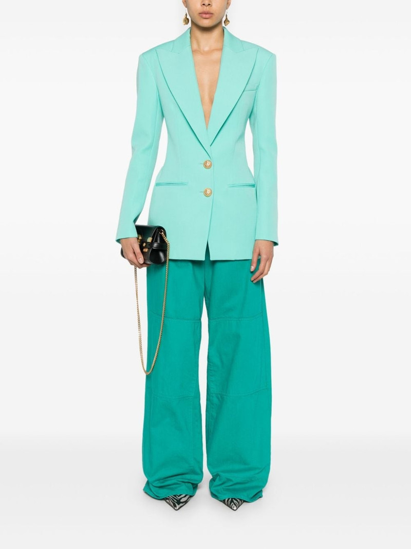 Balmain virgin wool single-breasted blazer outlook