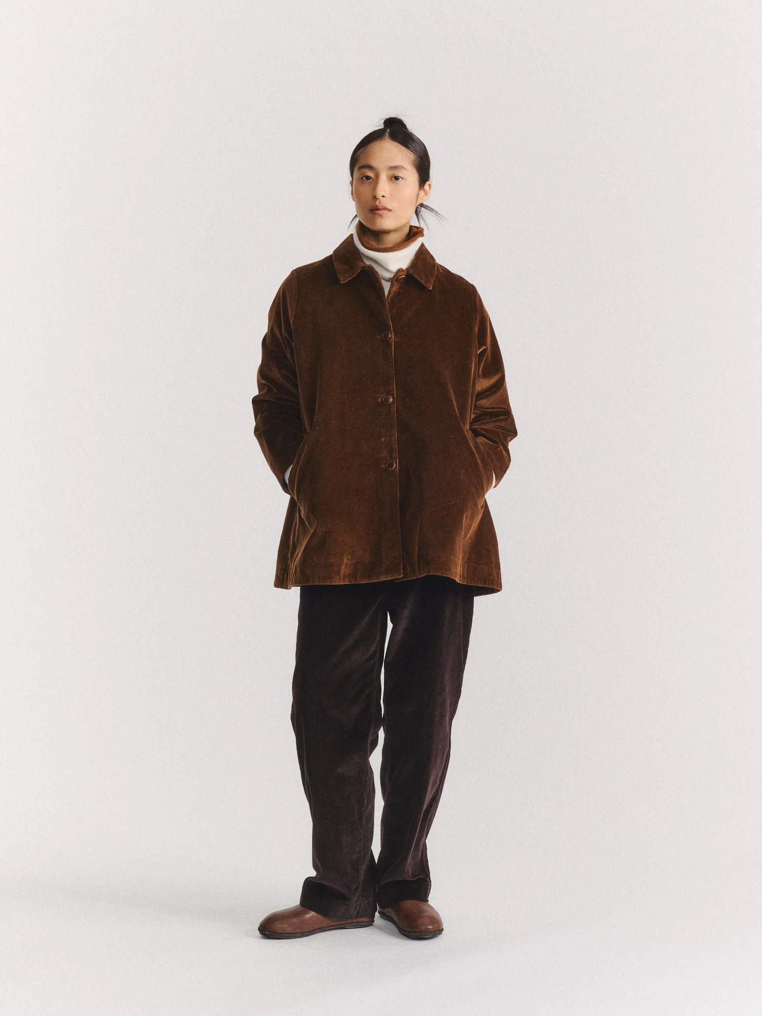 SOLEIL JACKET - H CORD - TAN - 1