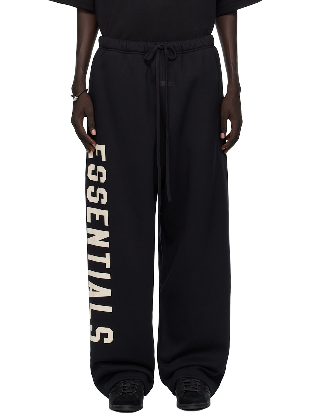Black Lounge Fleece Sweatpants - 1