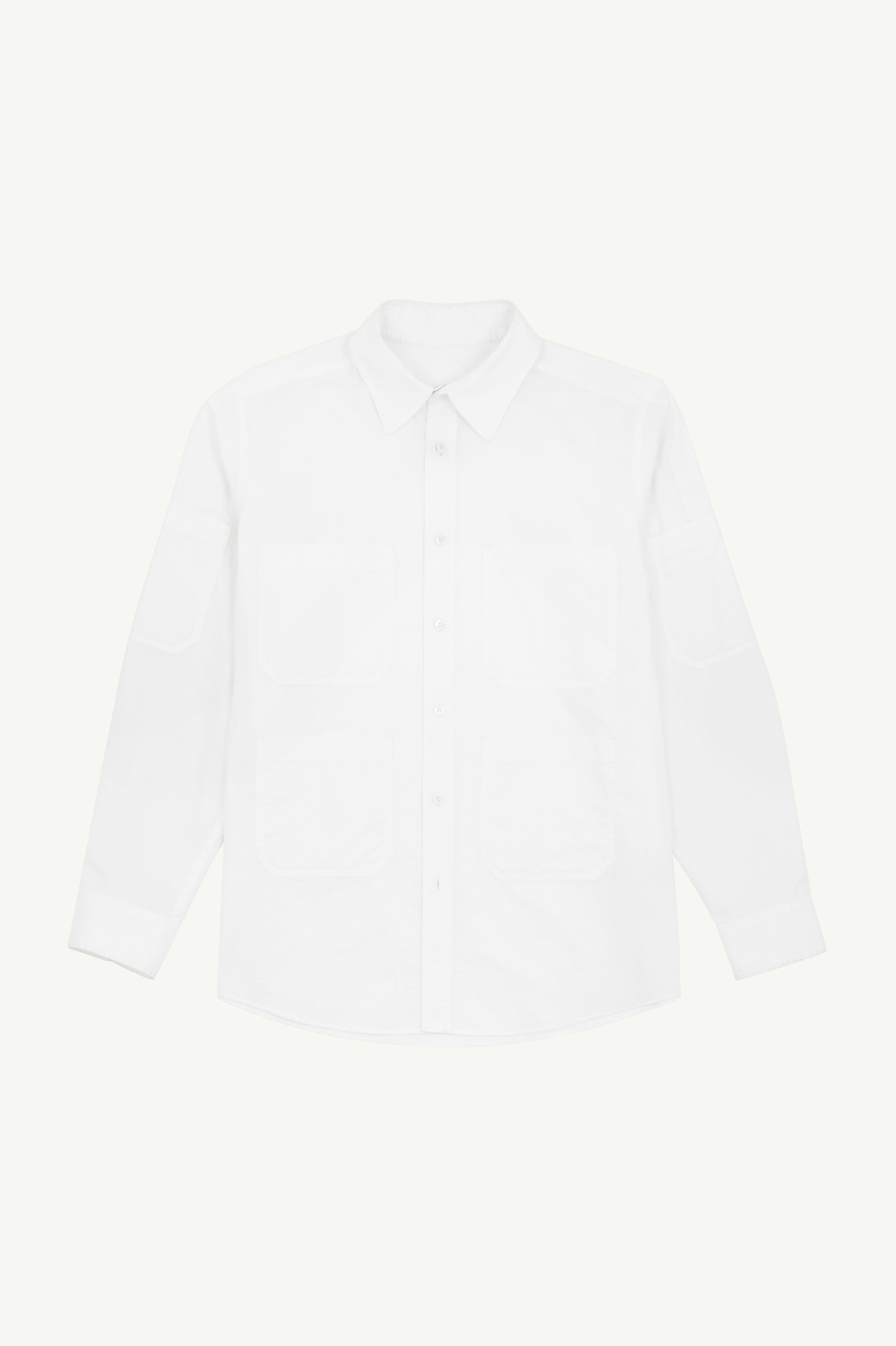 Cotton poplin shirt - 1