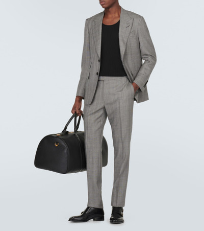 TOM FORD Shelton checked wool suit outlook