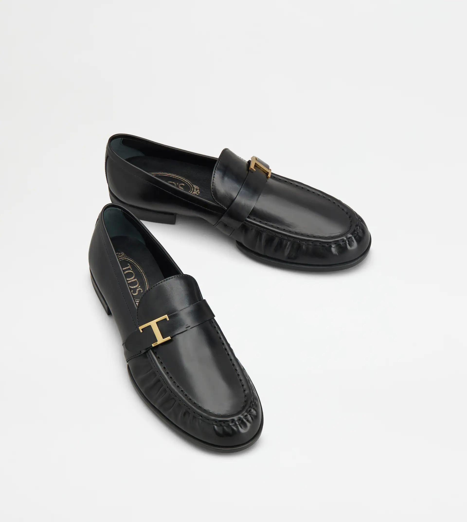 TIMELESS LOAFERS IN LEATHER - BLACK - 4