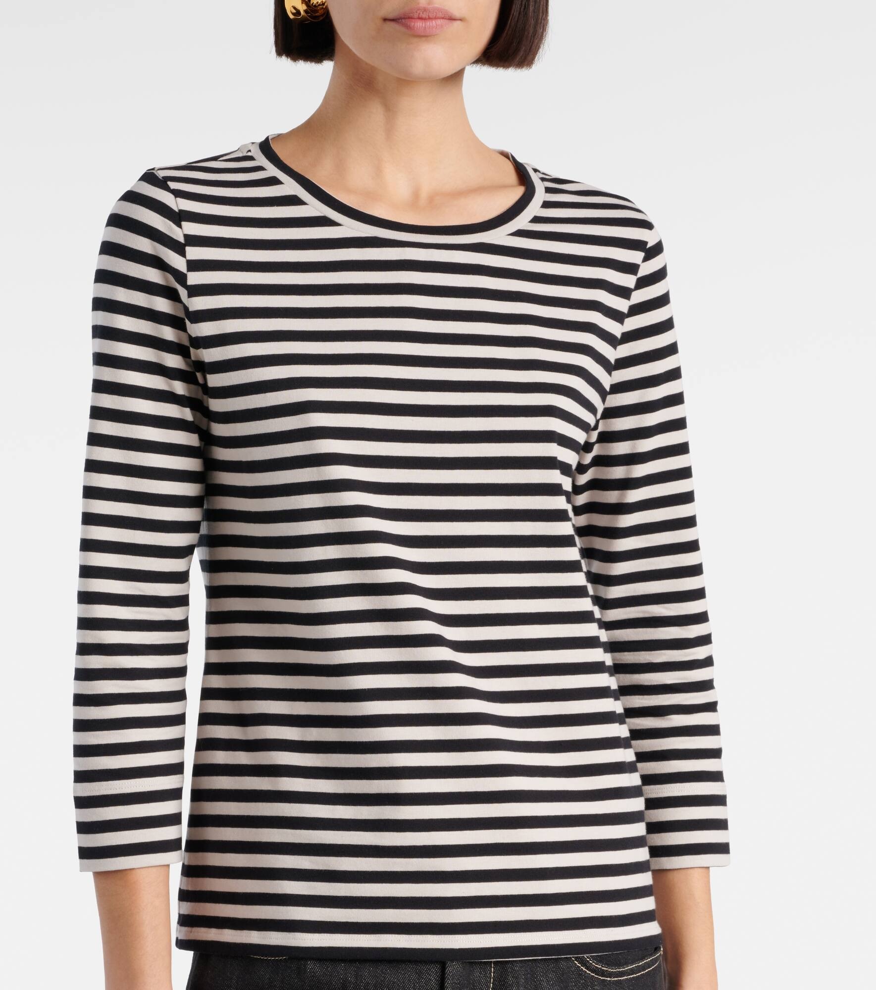 Durata striped cotton-blend T-shirt - 4