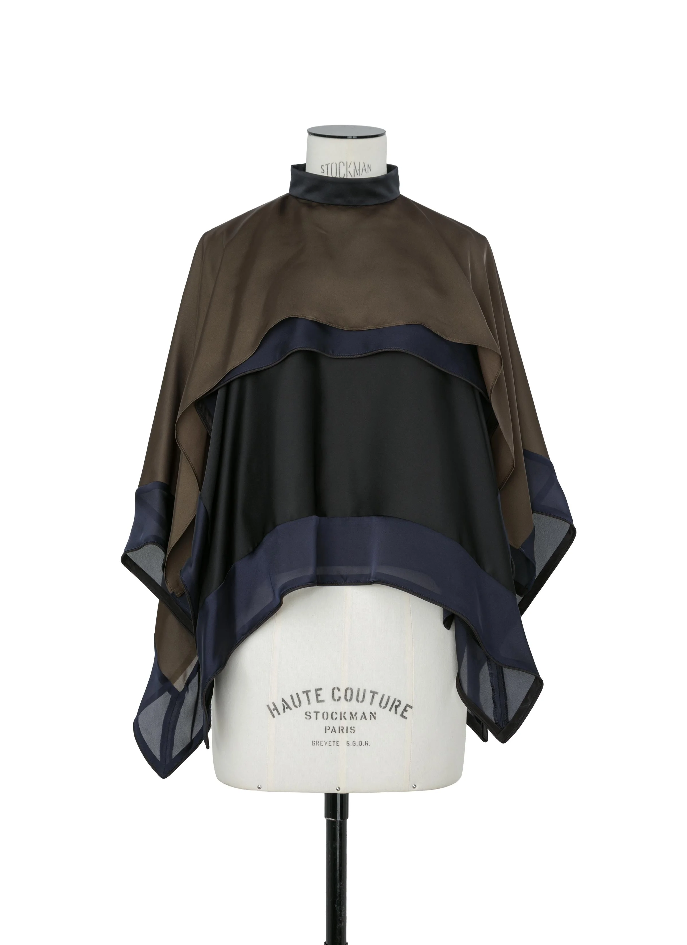 Satin x Chiffon Pullover - 1