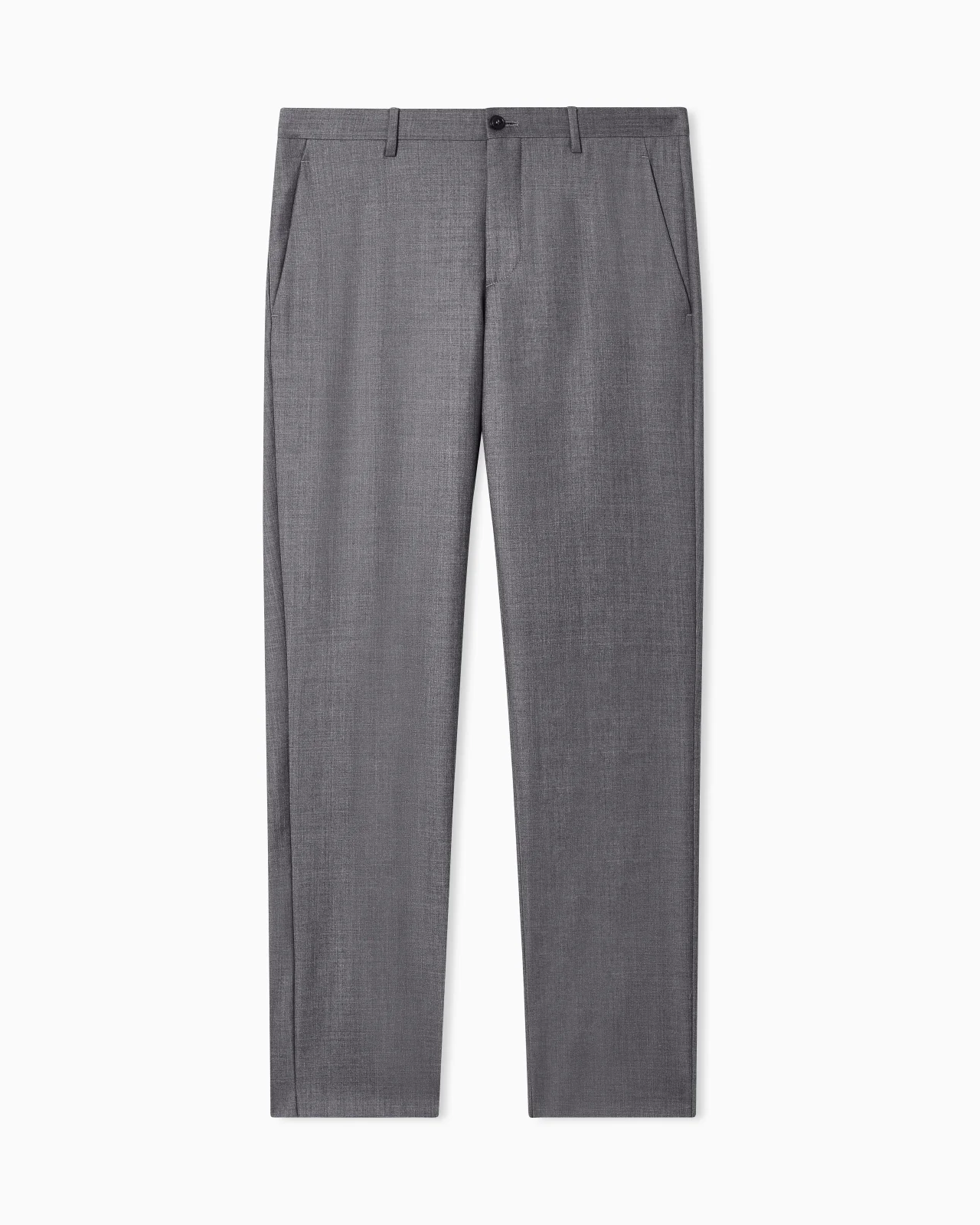 Wool and cashmere gabardine trousers - 1