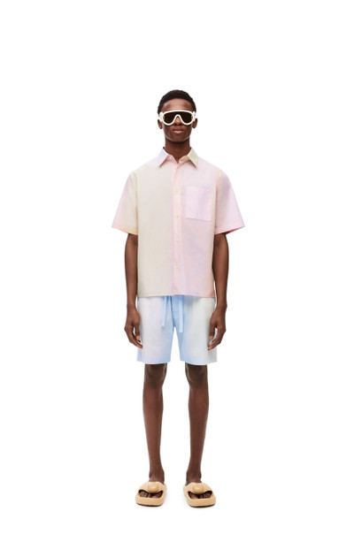 Loewe Short sleeve shirt in striped cotton outlook