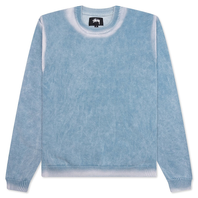 FADED COTTON CREW - BLUE - 1