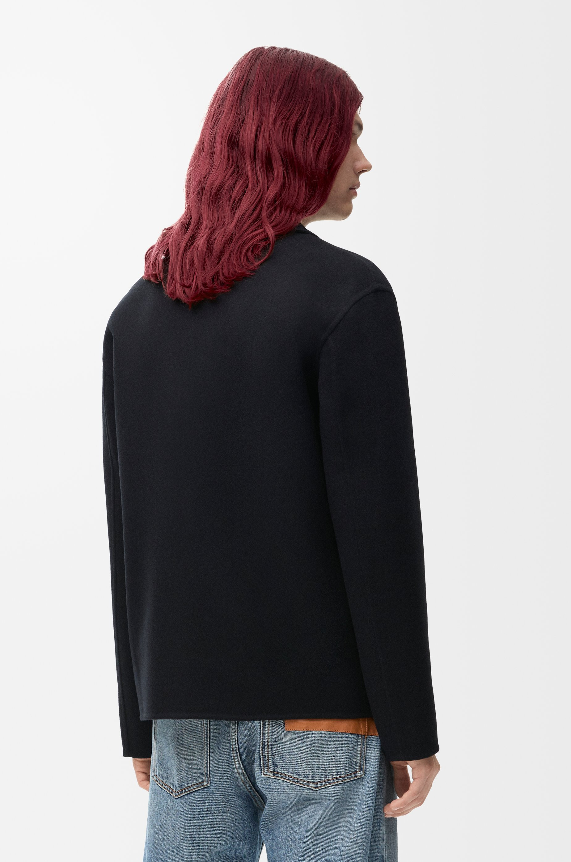 Workwear jacket in wool and cashmere - 4
