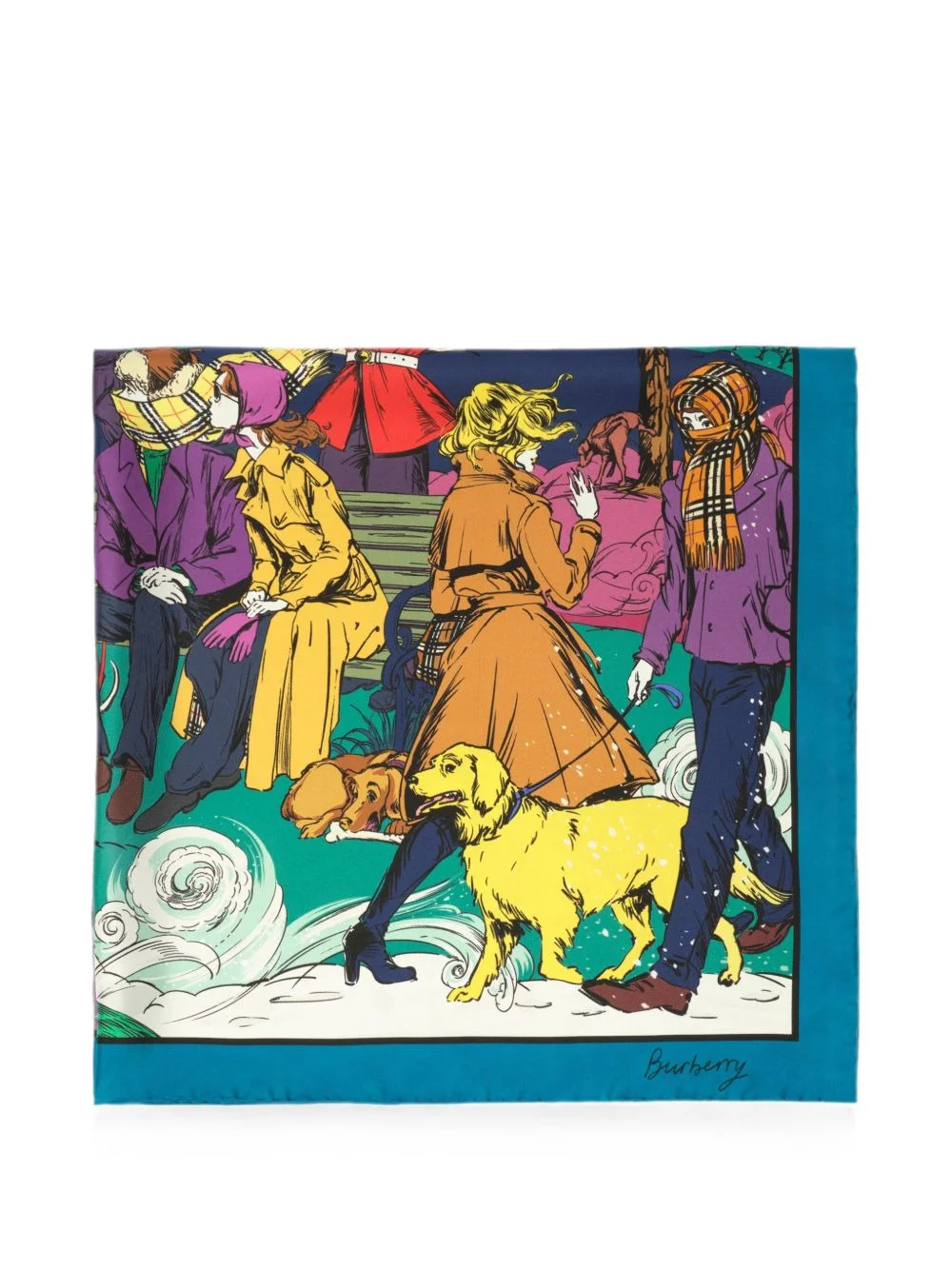 silk scarf - 1