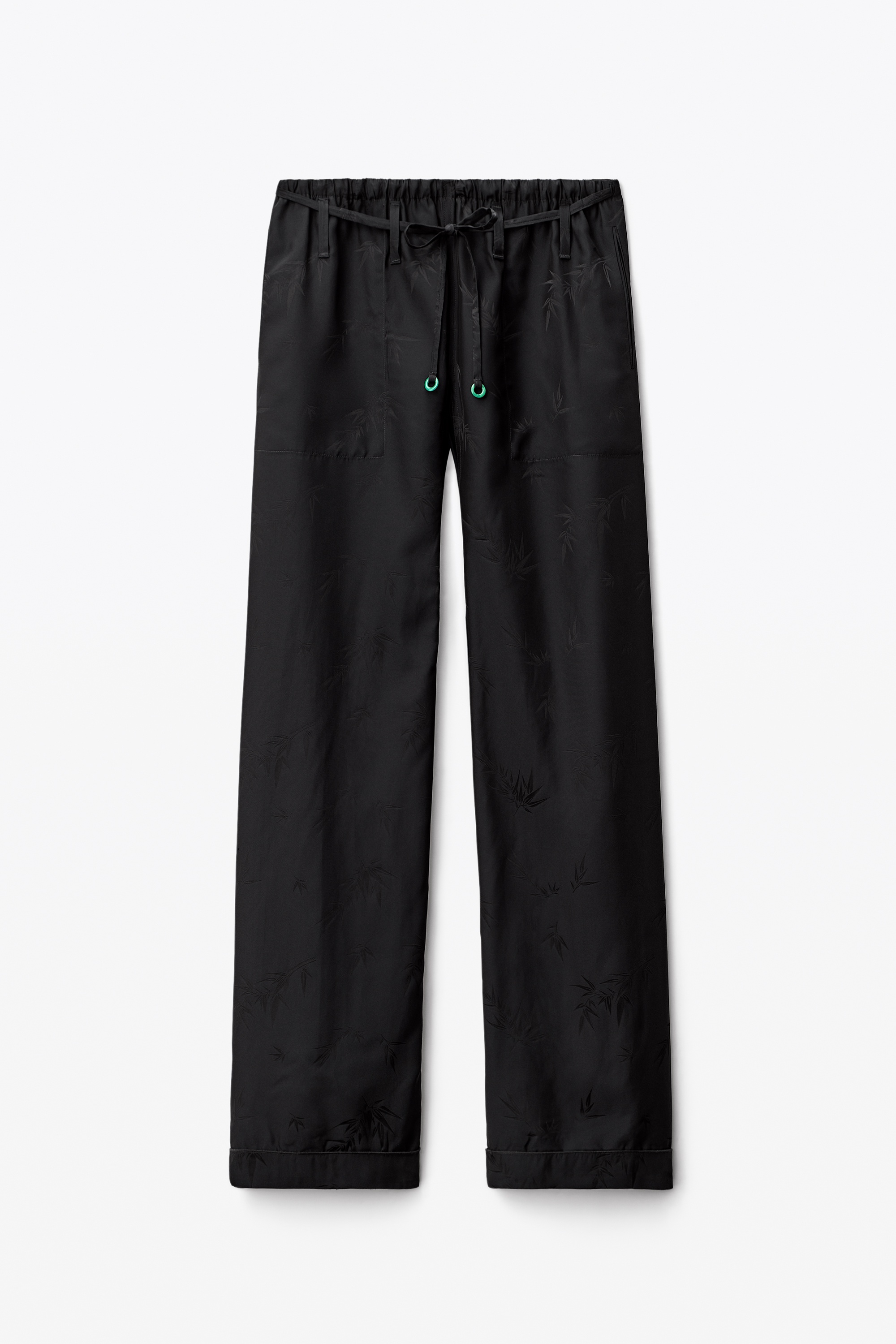 PJ PANT IN VISCOSE JACQUARD - 1