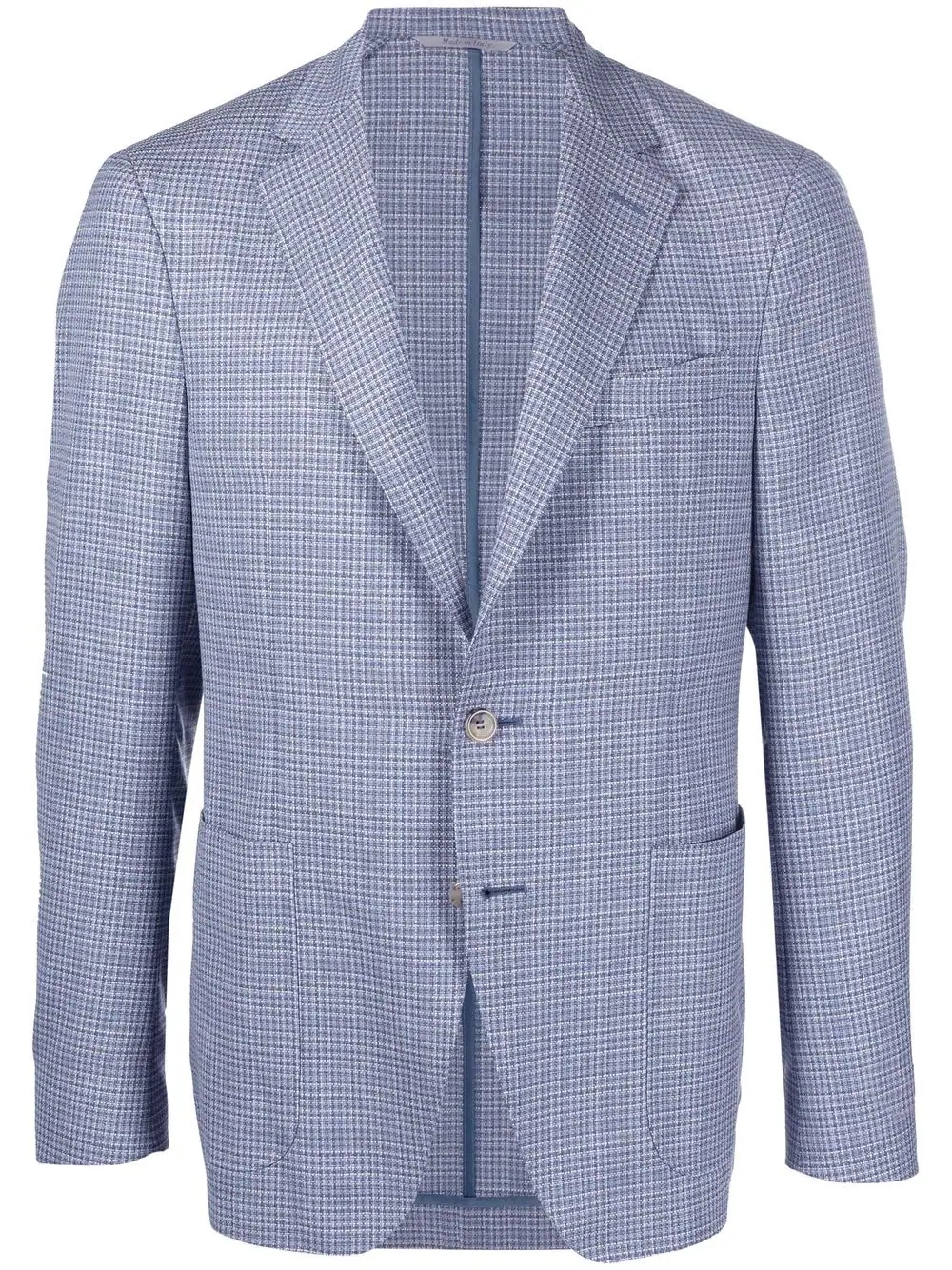 single-breasted fitted blazer - 1