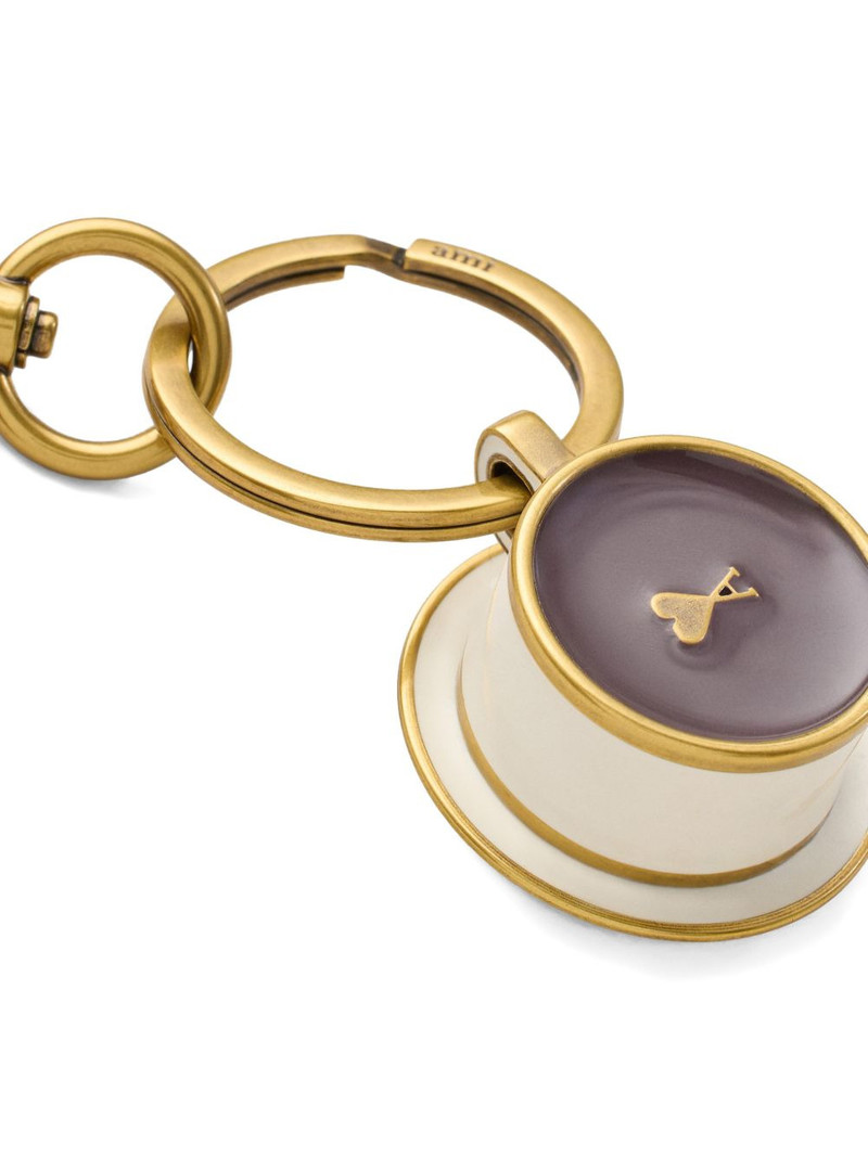 AMI Paris heart coffee cup keyring outlook