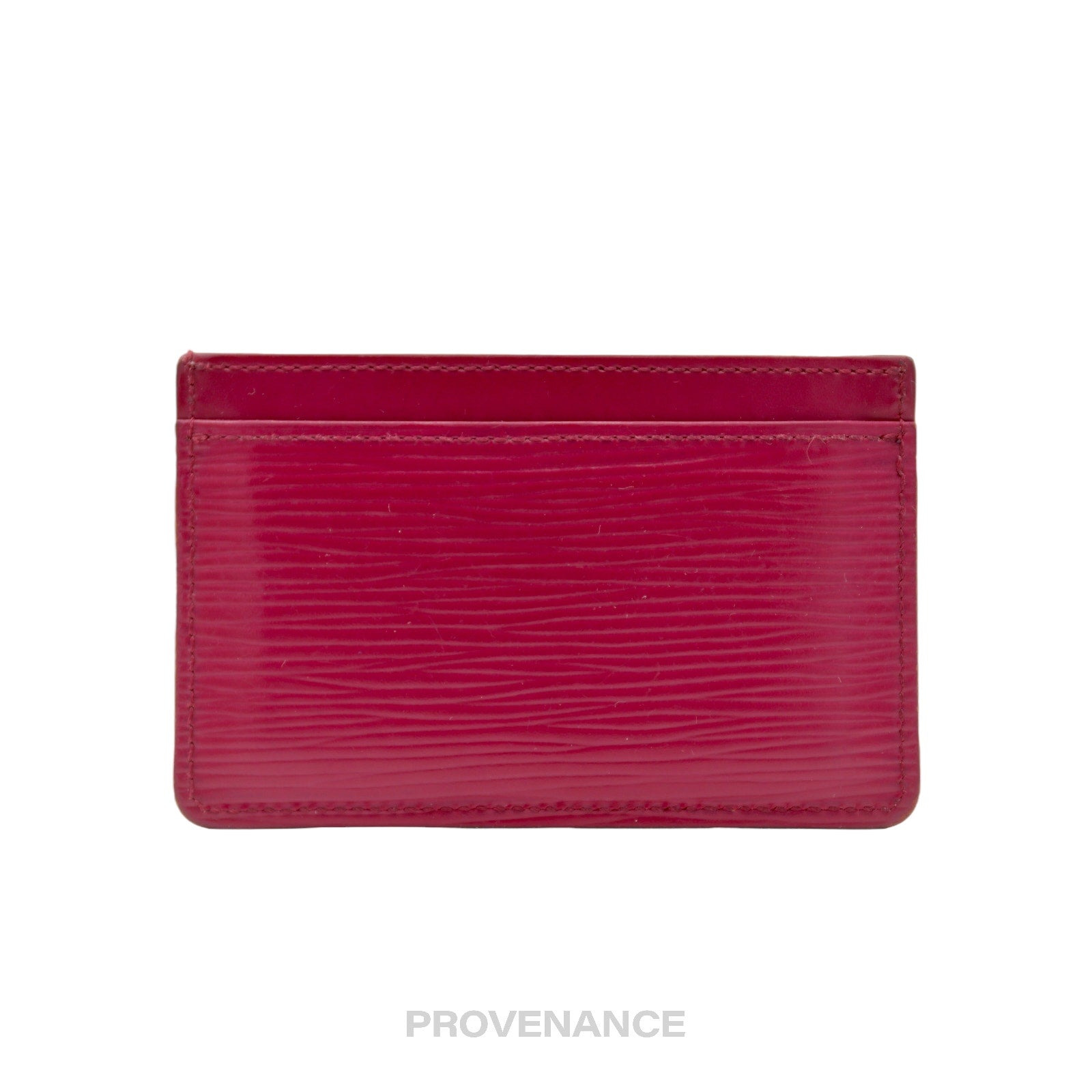 Louis Vuitton Card Holder Wallet - Fuchsia Epi Leather - 3