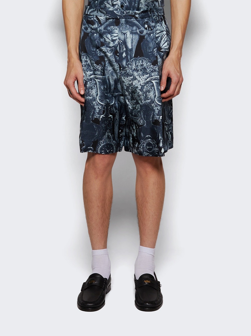 Bermuda Shorts Black And Navy - 2