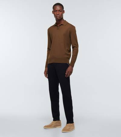 Loro Piana Leisure cotton and cashmere pants outlook